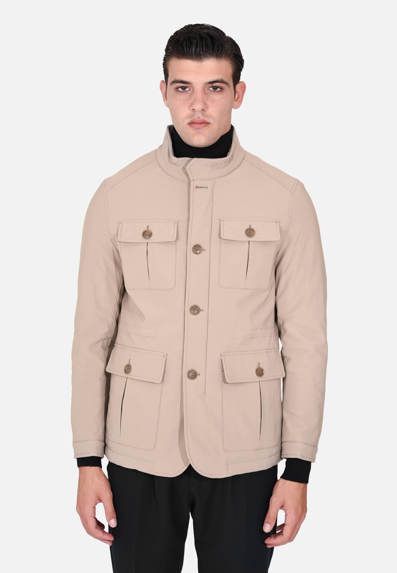 Lbm 1911 Camicia Sahariana Uomo Lino Giacca Sahariana Uomo Abito