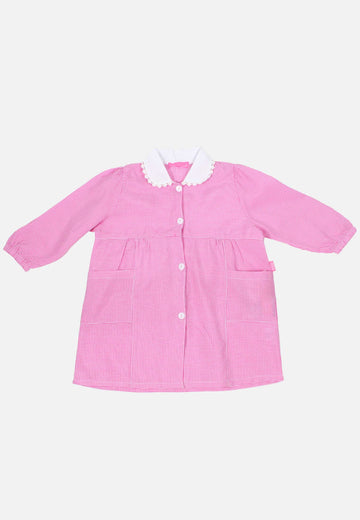Grembiule a quadretti rosa