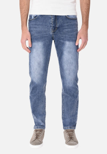 Jeans 5 tasche slavato
