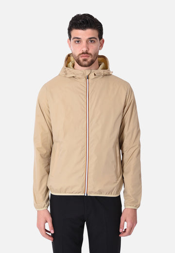 Coupe-vent avec zip coloré