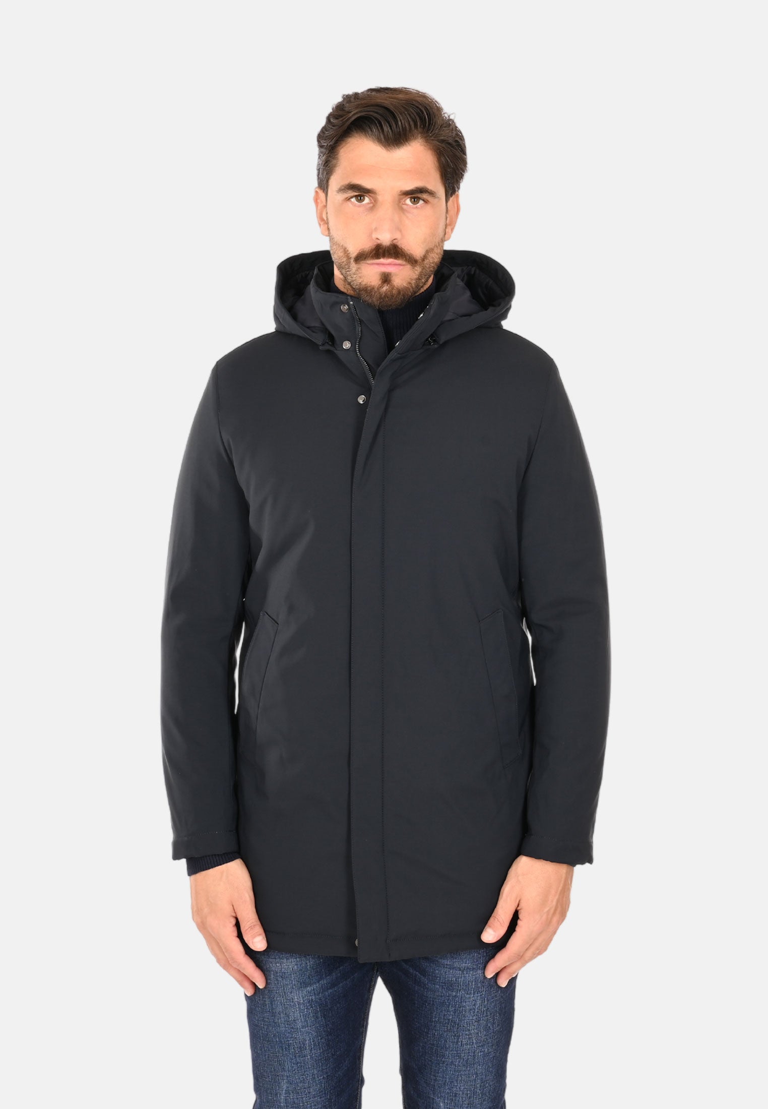 Parka tessuto tecnico con cappuccio staccabile – Ciabalu