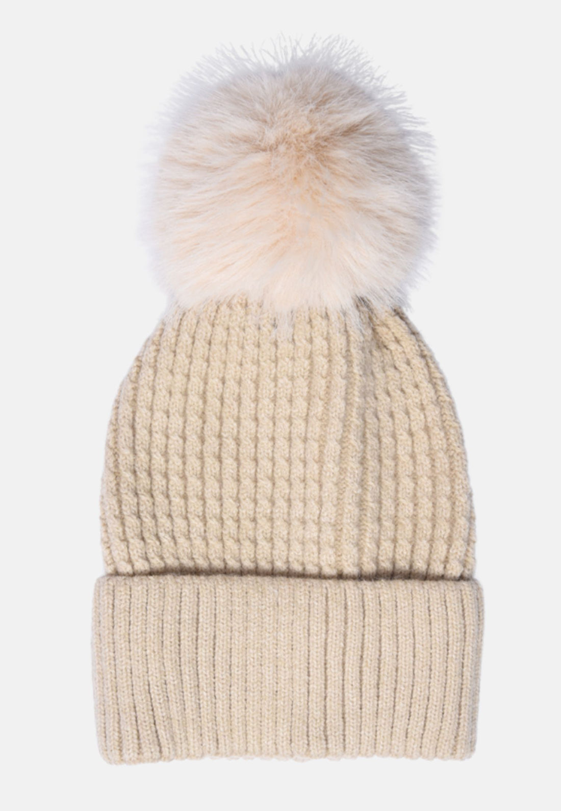 Cappello trecce e pon pon