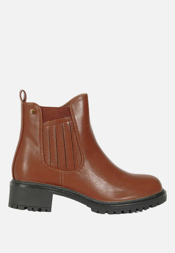 Bottines Chelsea avec détail élastique