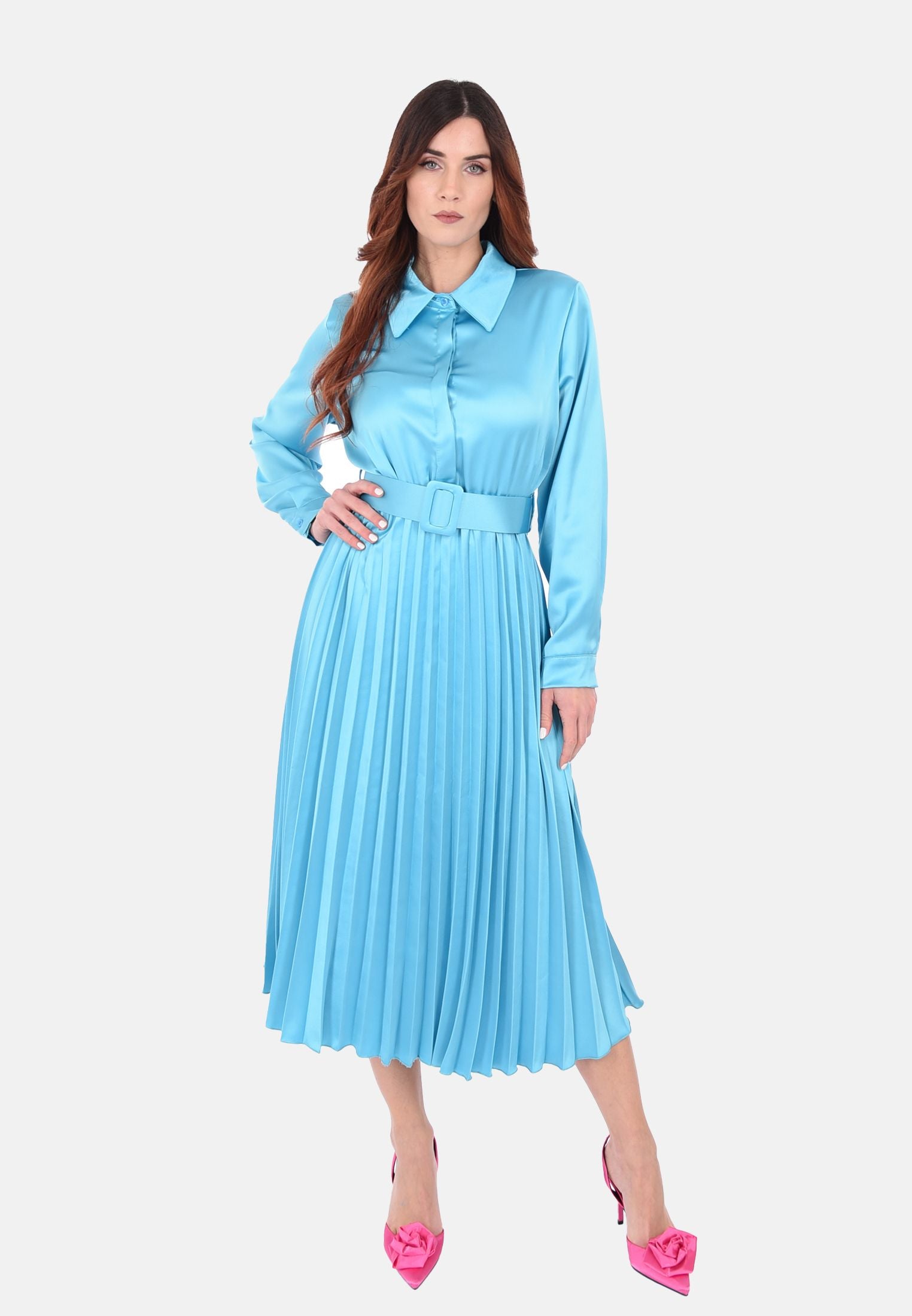 Abito lungo a camicia - Main Image