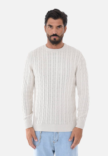 Pullover con trecce