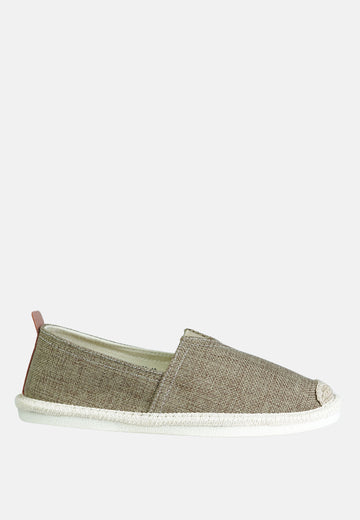 Espadrilles en toile et jute