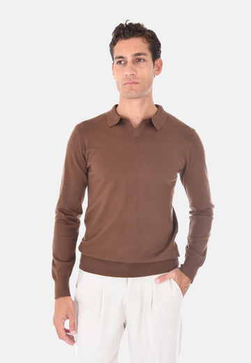 Polo senza bottoni