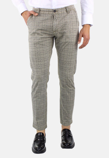 Pantalon à carreaux