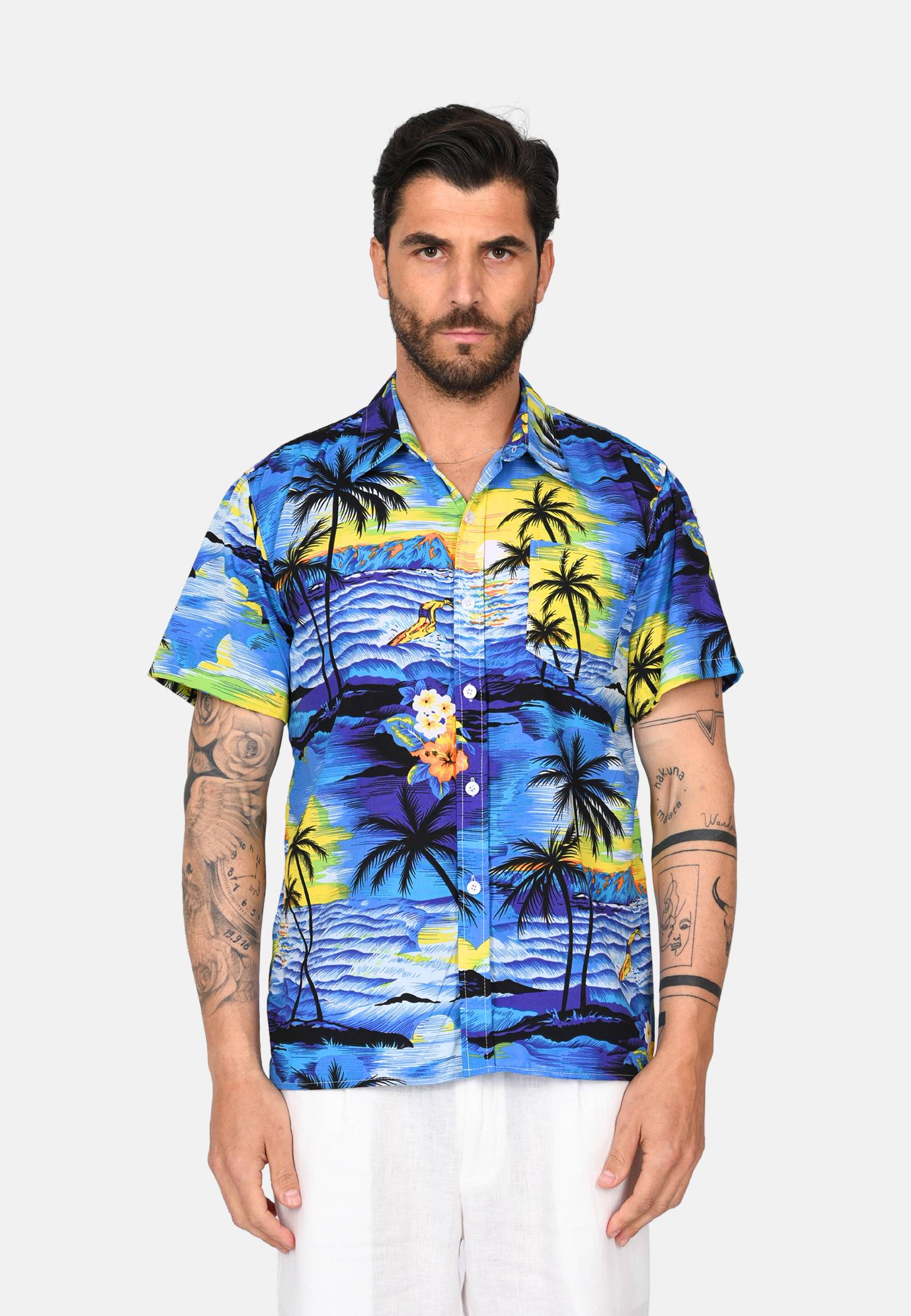 Camicia mezze maniche hawaiana – Ciabalu
