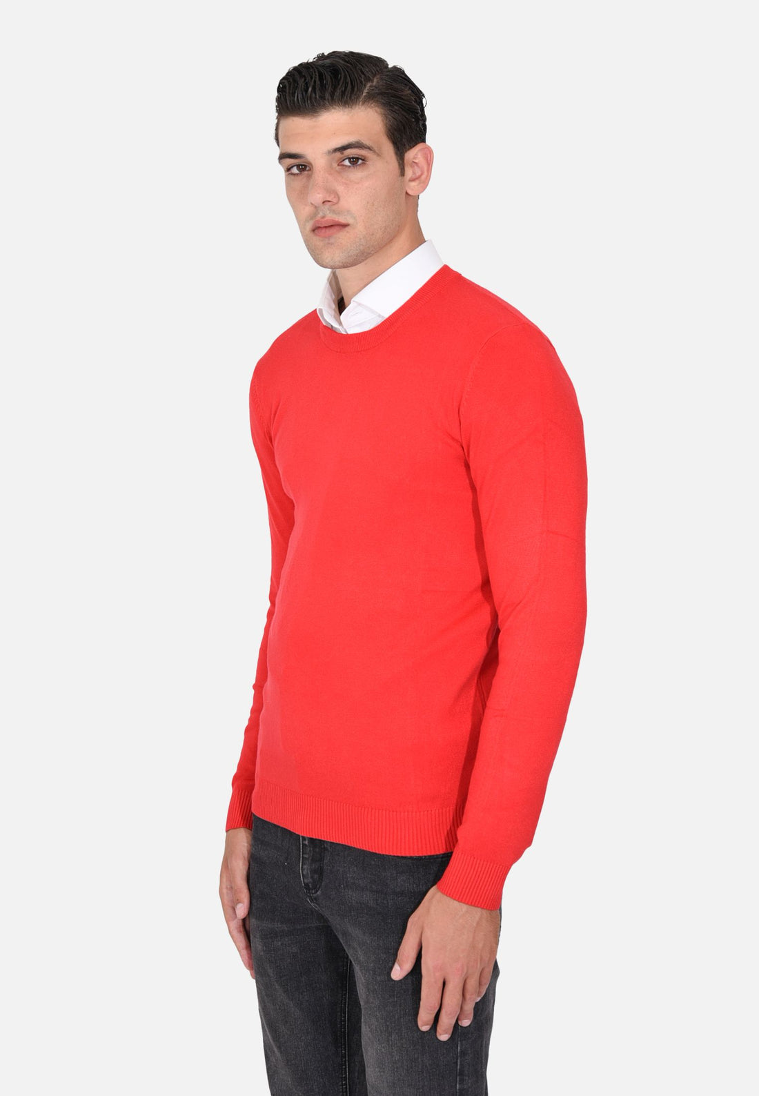 Maglioncino lana rasata e cashmere