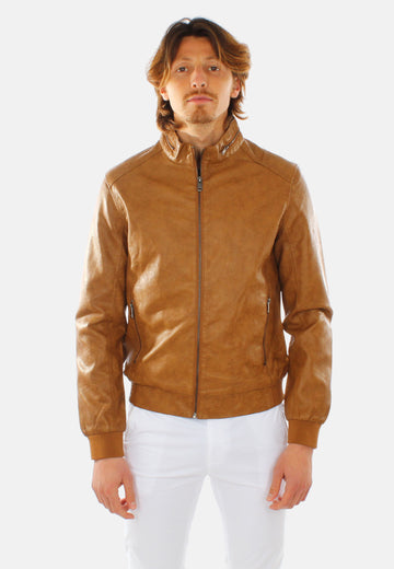 Veste en simili cuir