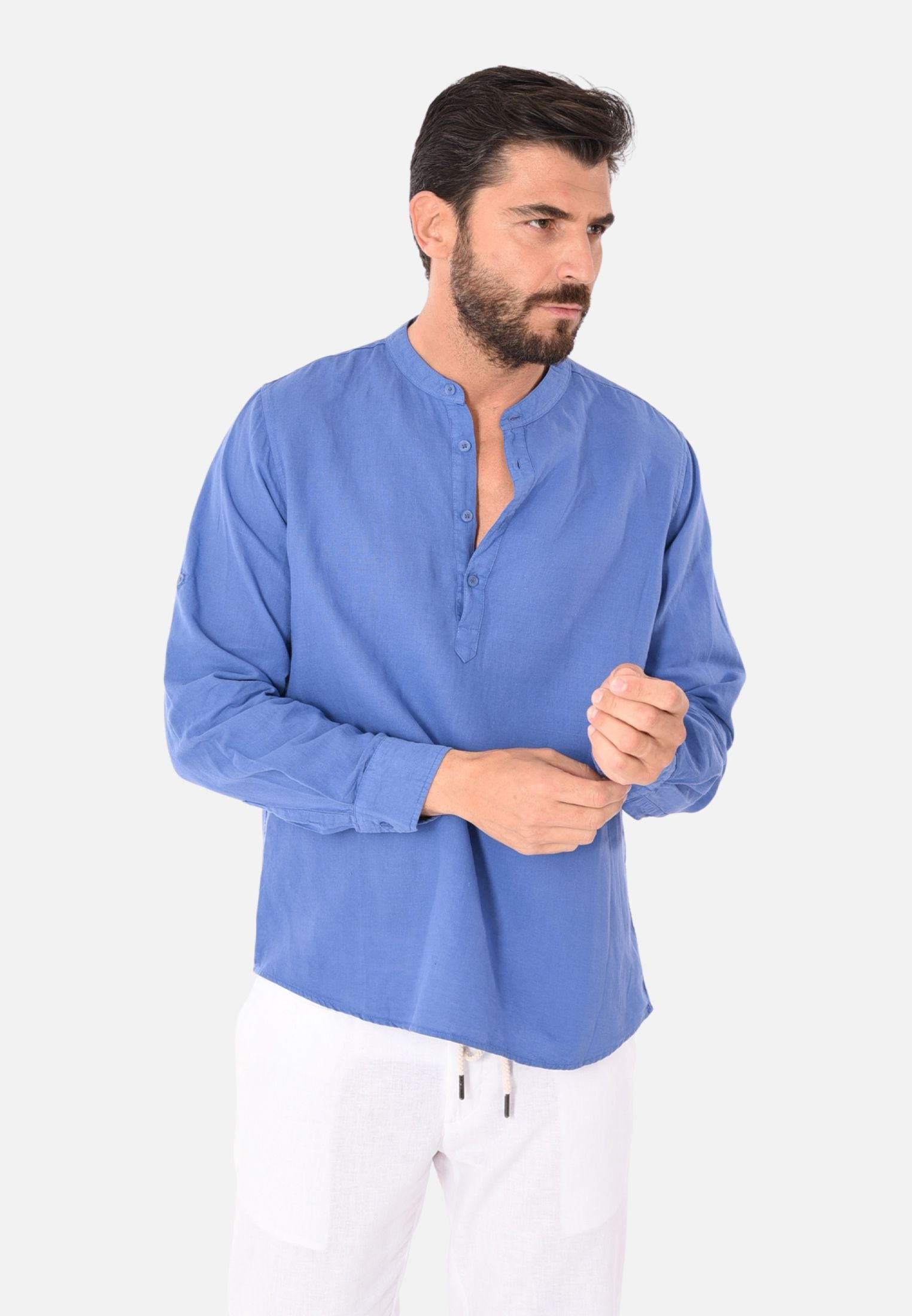 Camicia di lino coreana serafino – Ciabalu