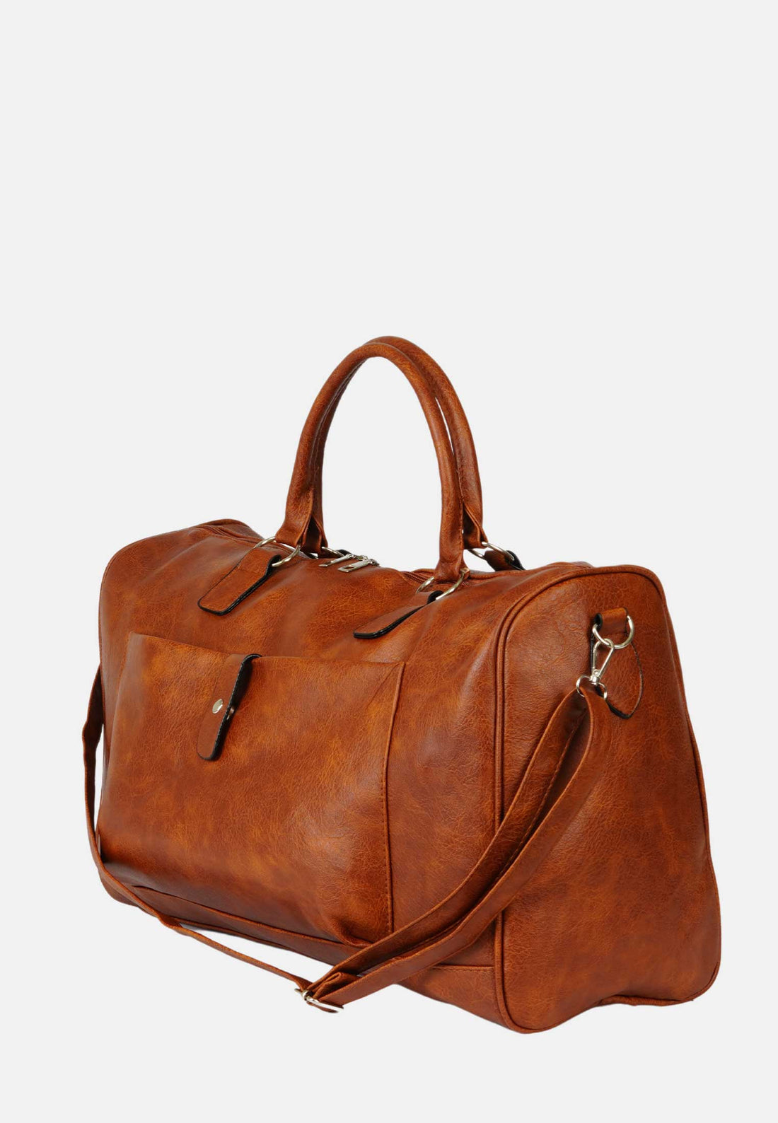 Borsone ecopelle con tracolla 50x30x20