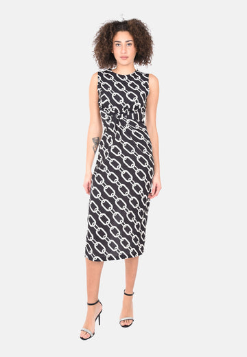 Robe à motif chaîne
