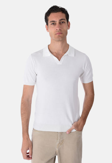 Polo in filo slim fit