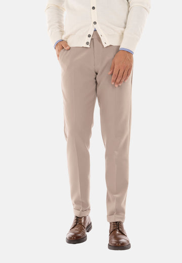 Pantaloni eleganti con risvoltino