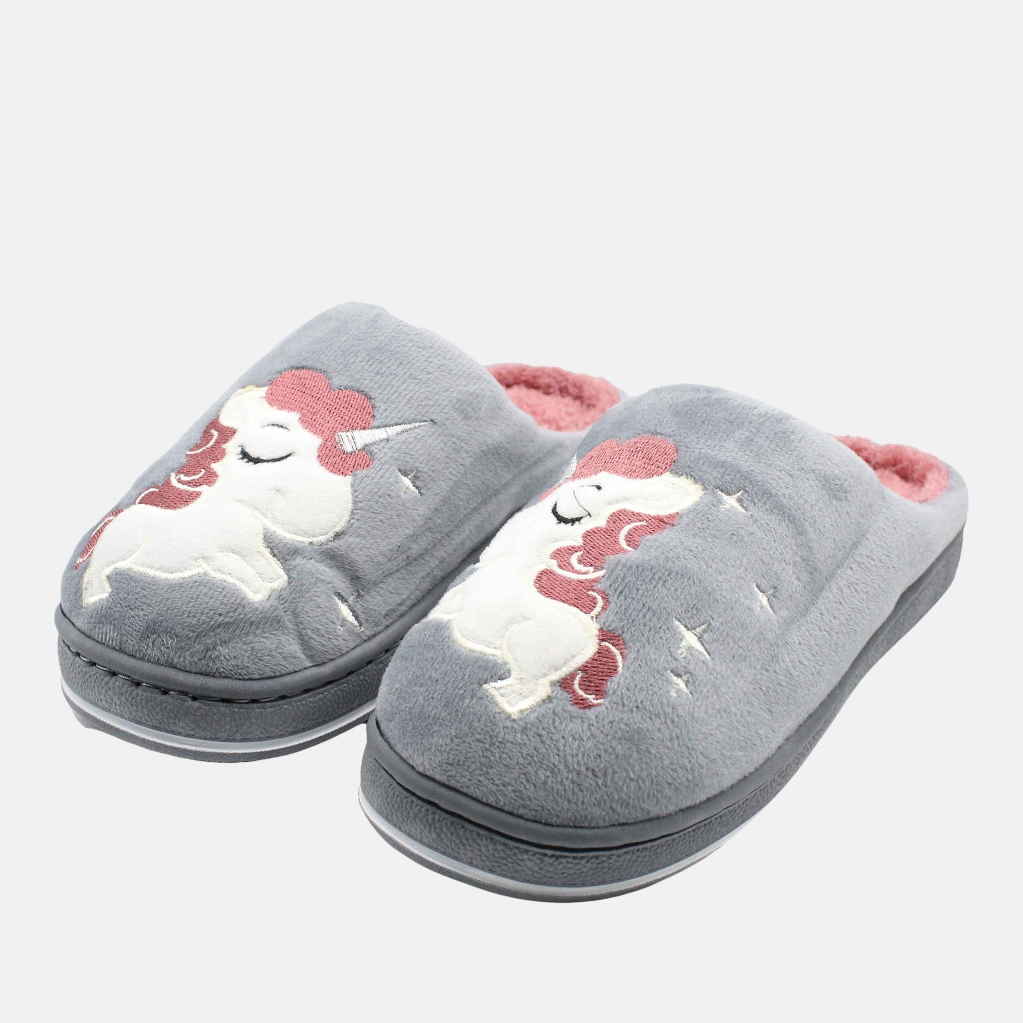 Ciabatte con unicorno