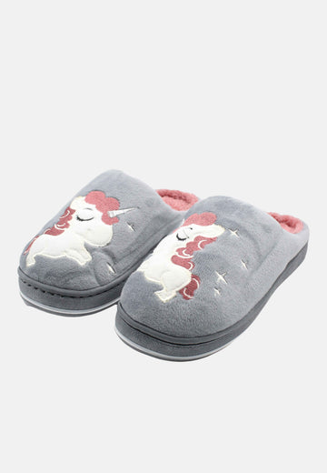 Ciabatte con unicorno