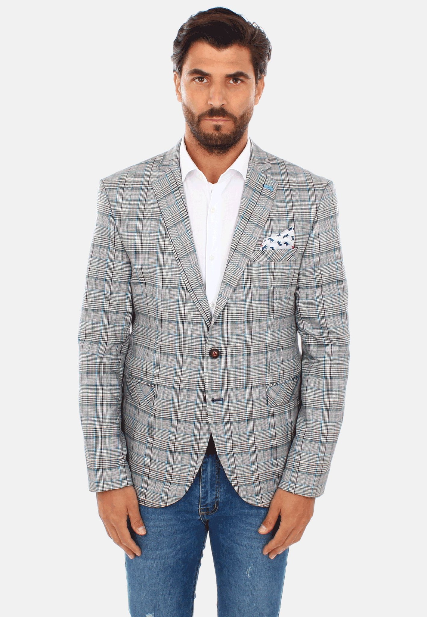 Veste à carreaux
