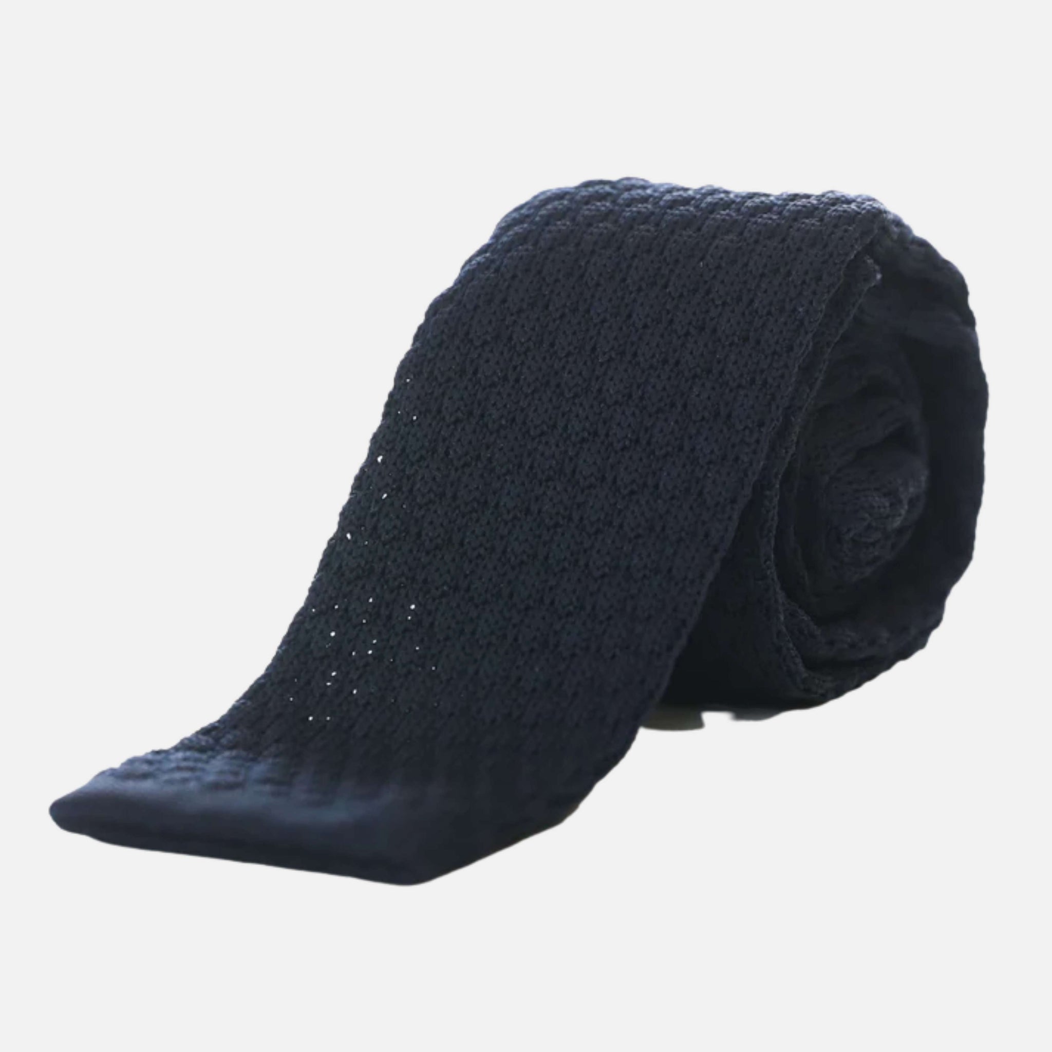 Cravatta tricot blu