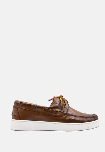 Mocassini nautici in pelle