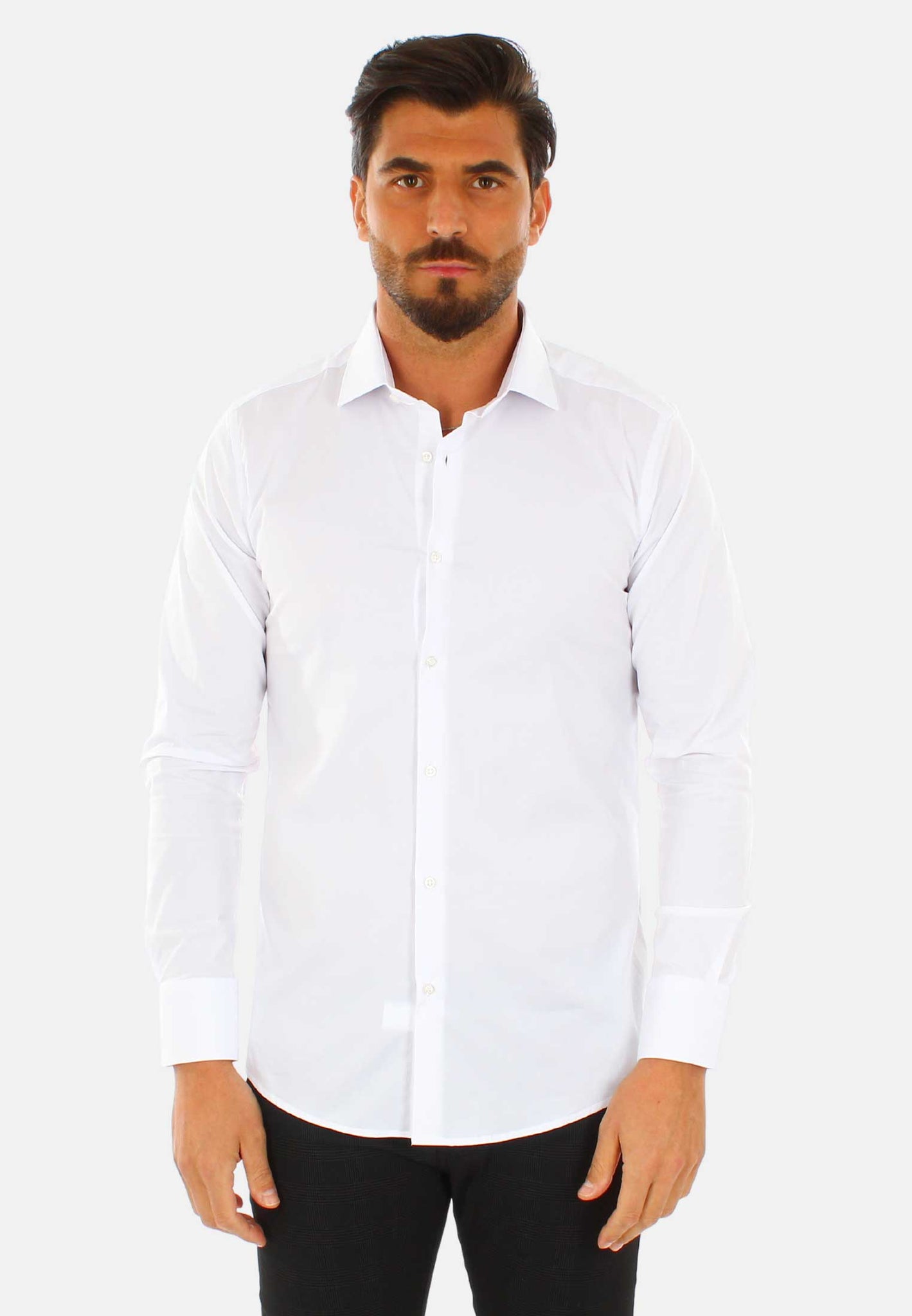 Camicia in cotone slim fit
