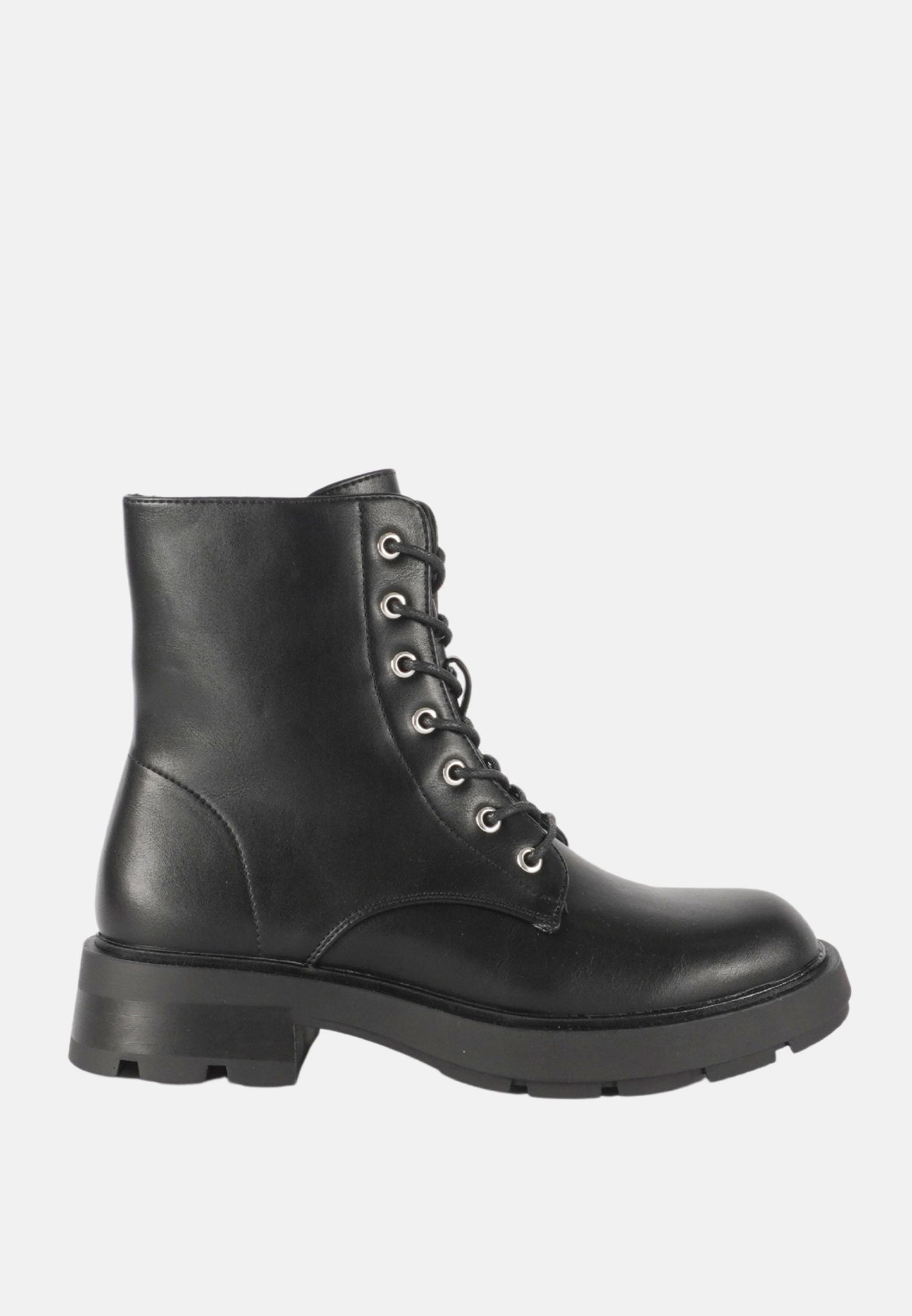 Anfibi con laccio e zip