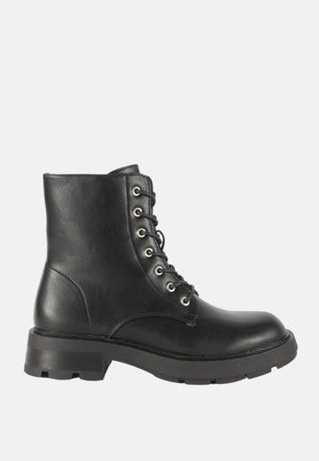 Anfibi con laccio e zip