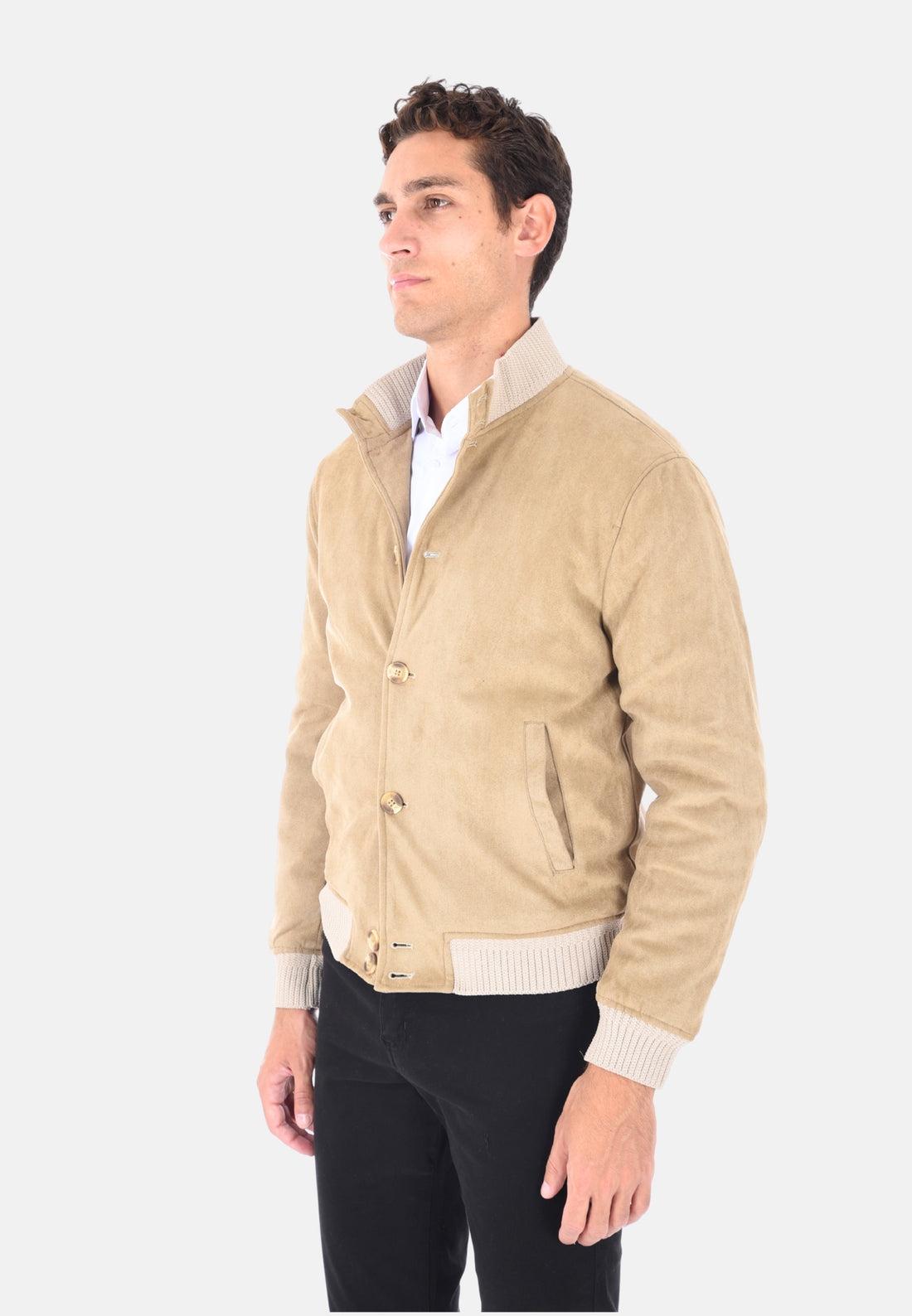 Bomber scamosciato