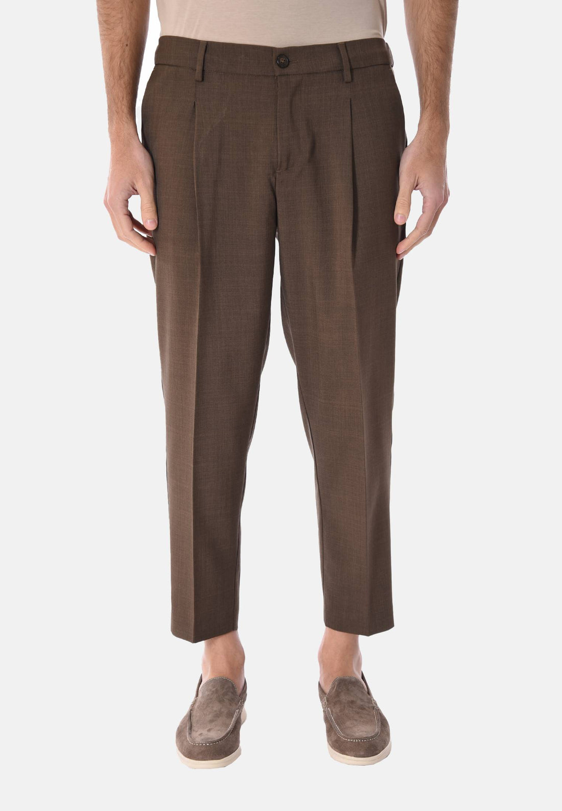 Pantalone coulisse fiammato