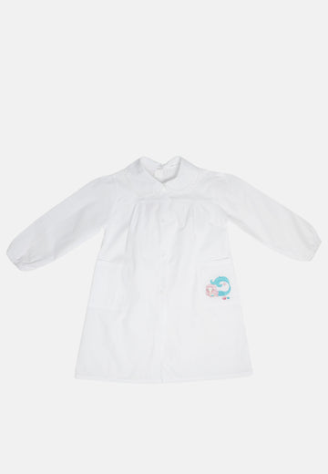 grembiule-bianco-bimba-A210-sirena Elementari 7-15 anni Zalando