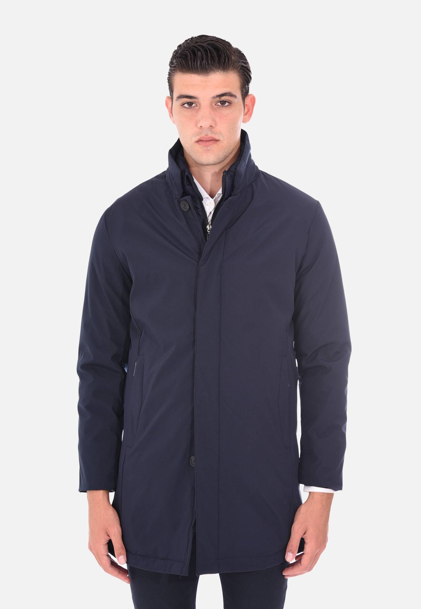 Veste avec bavette