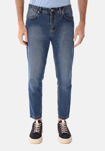 Jeans carrot fit sfumato