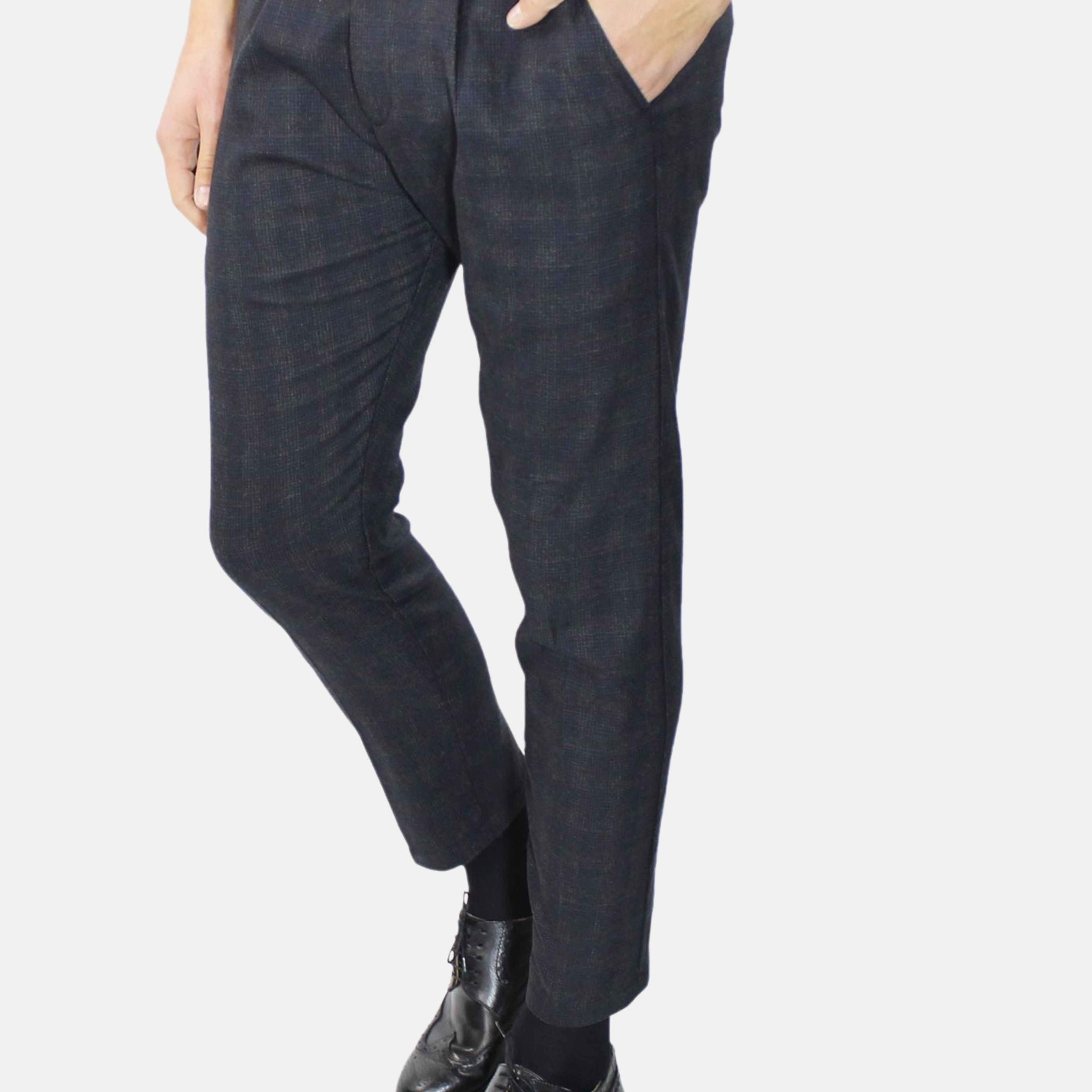 Pantaloni in flanella a quadri