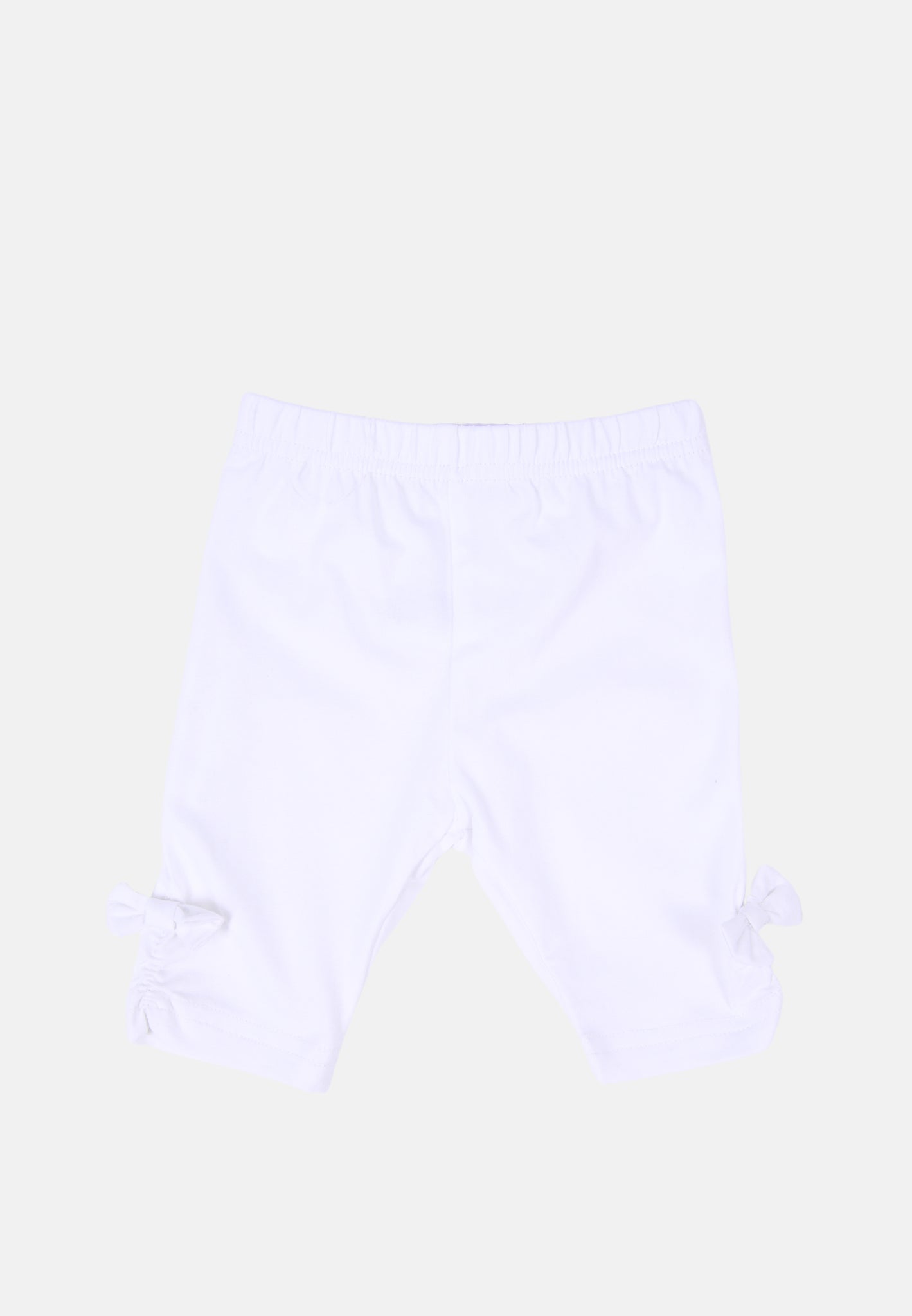 Legging 3/4 uni avec nœuds