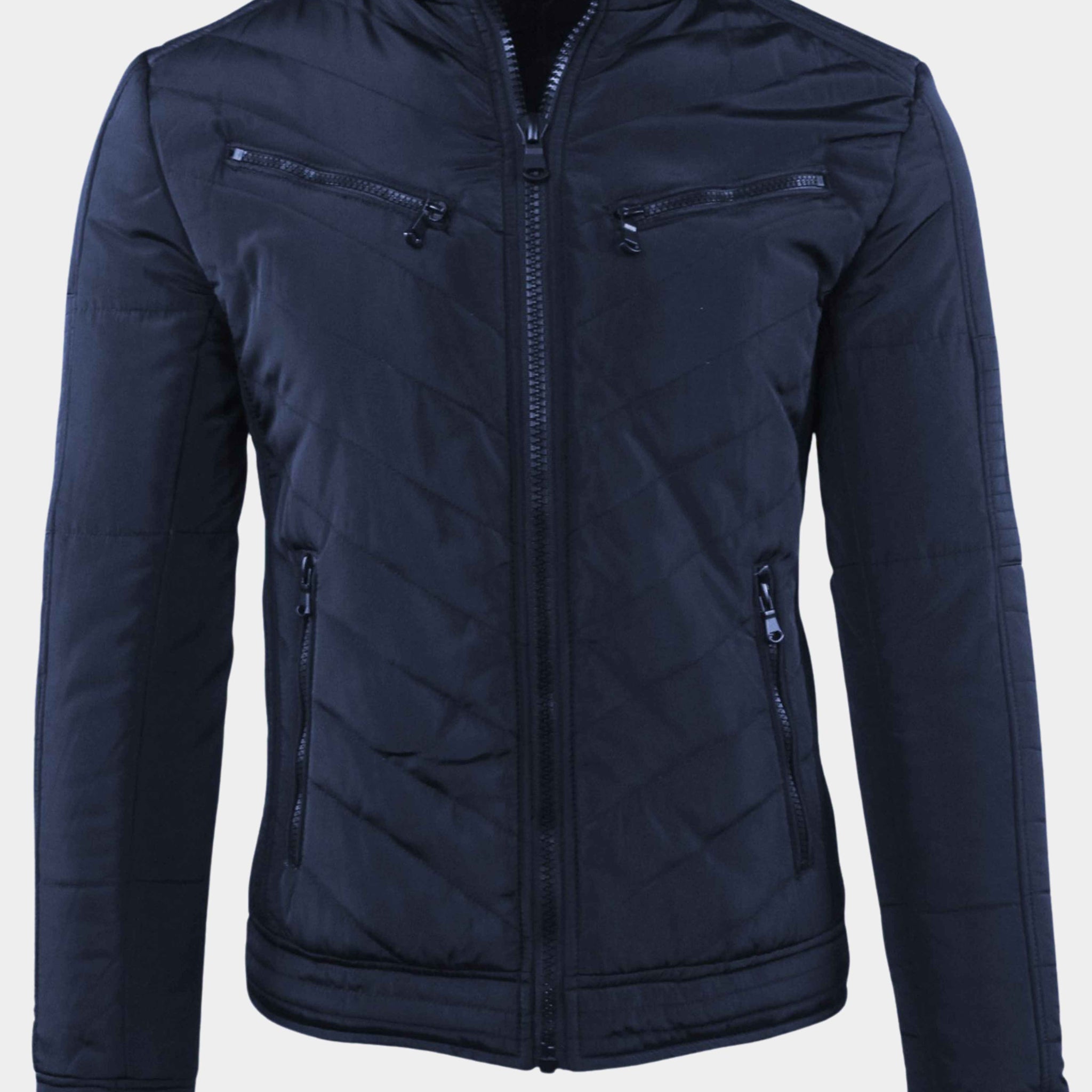Doudoune 100 grammes avec double zip sur la poitrine