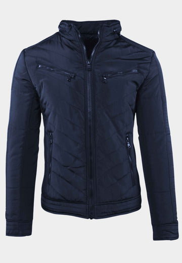 Doudoune 100 grammes avec double zip sur la poitrine