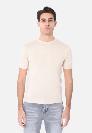 T-shirt in filo tinta unita