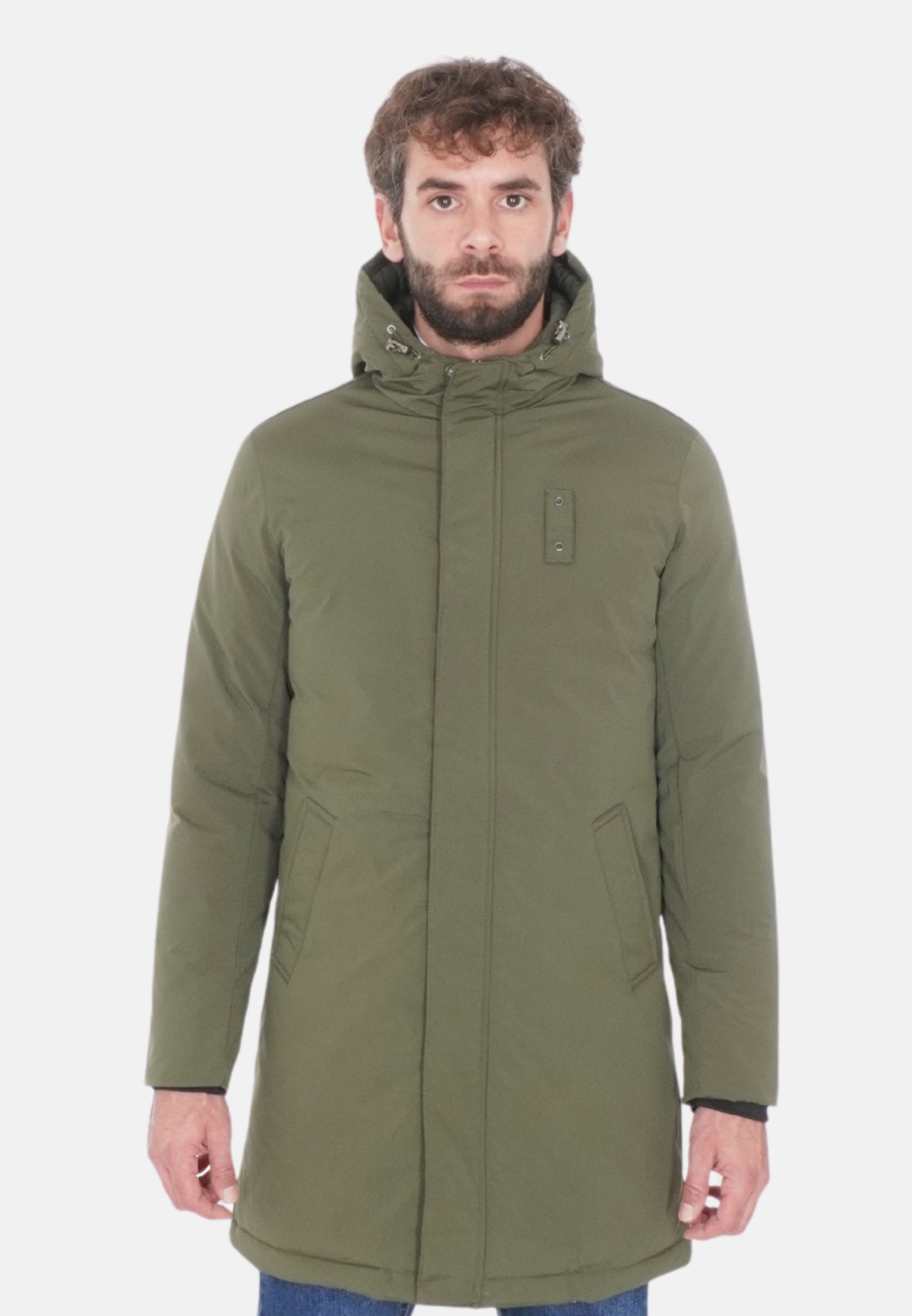 Parka imbottito con cappuccio