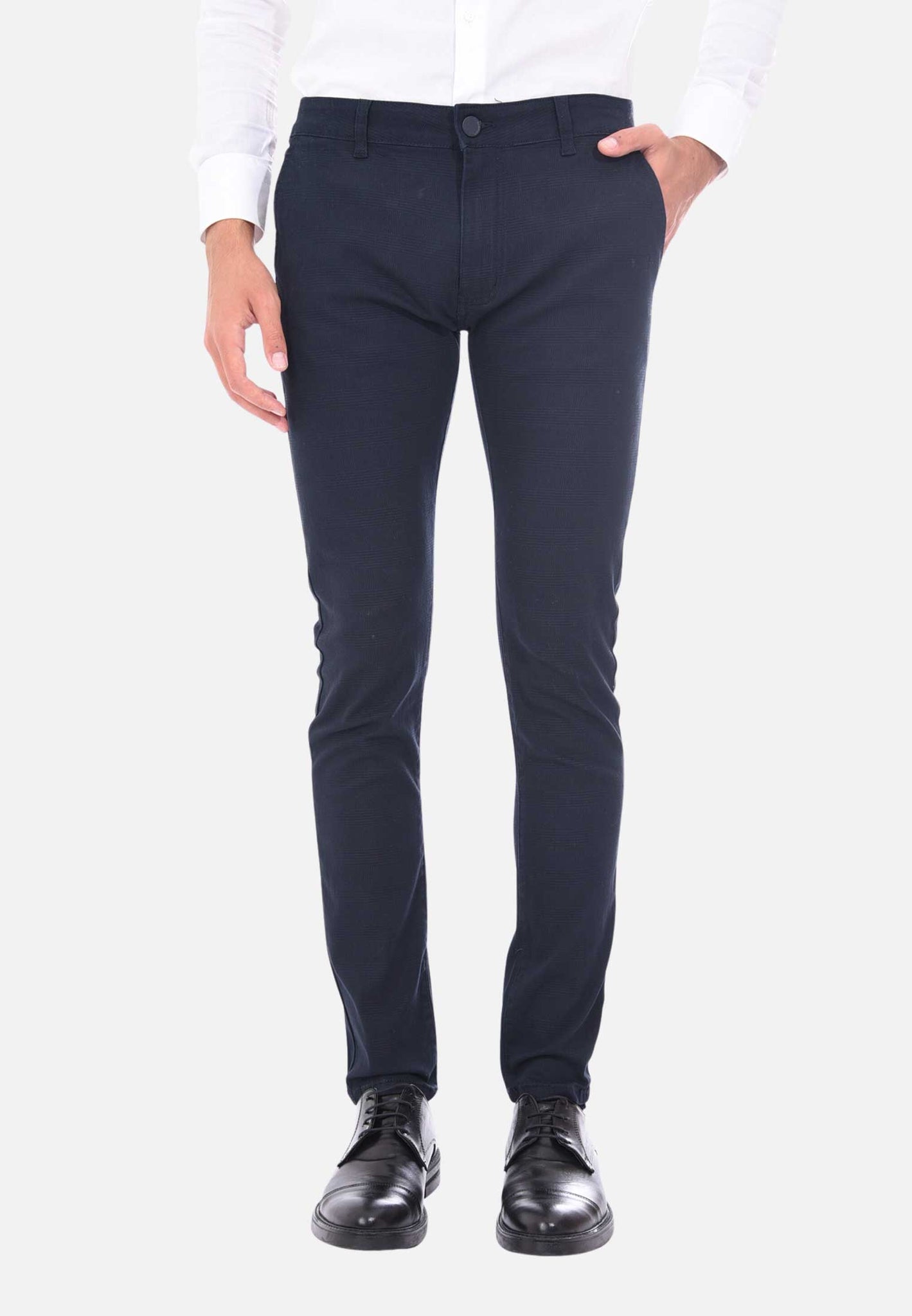 Pantalone a quadri caldo cotone