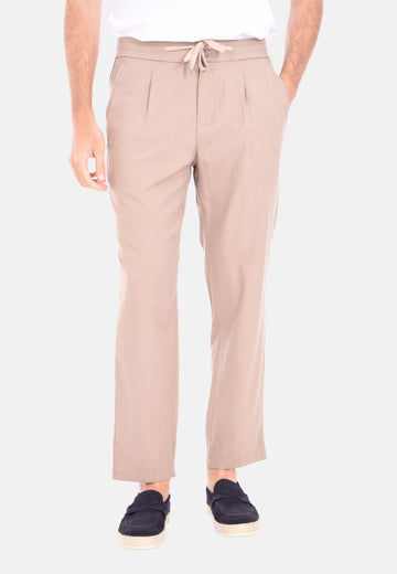 Pantalaccio lino con pinces