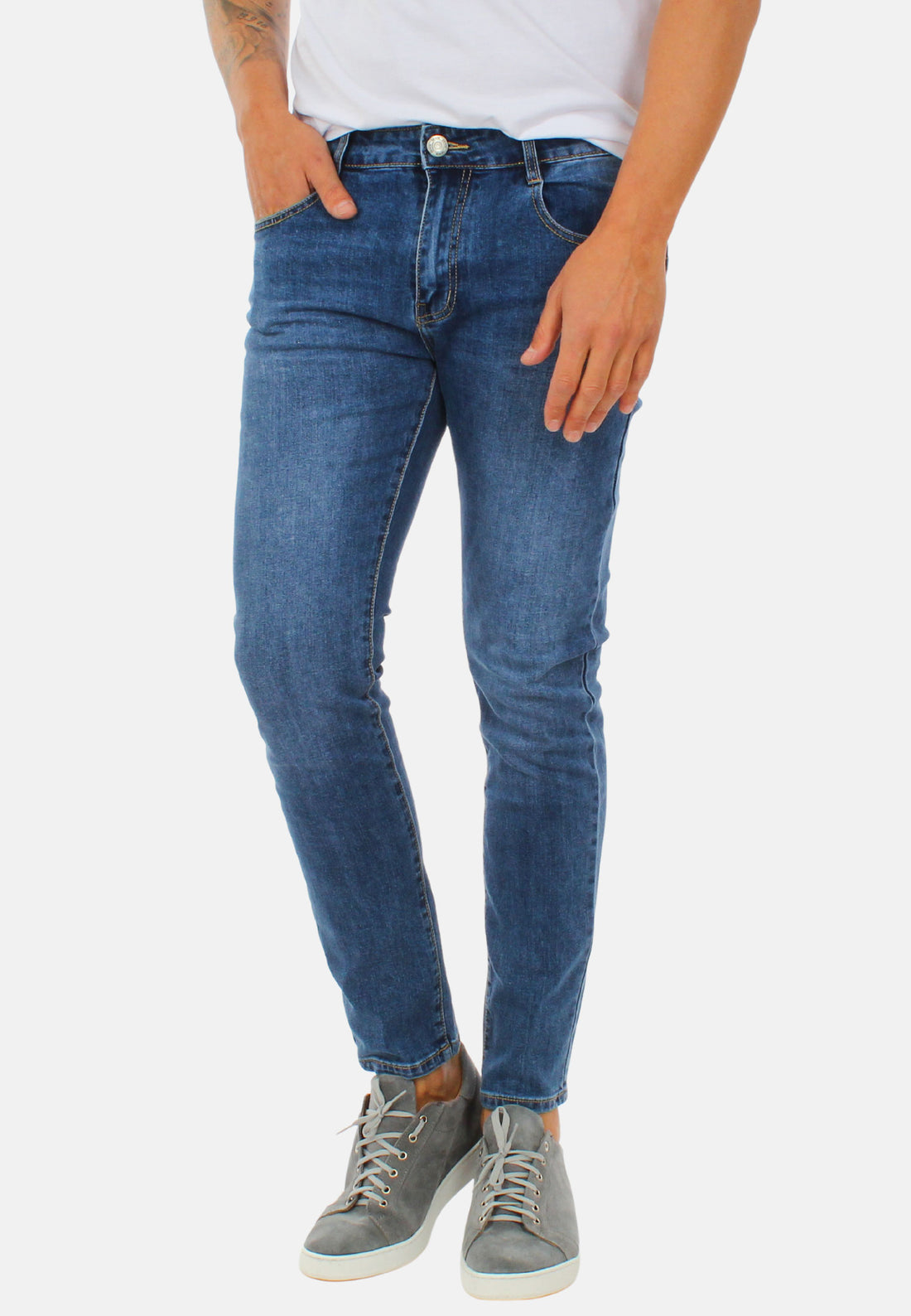 Jeans marmorizzato