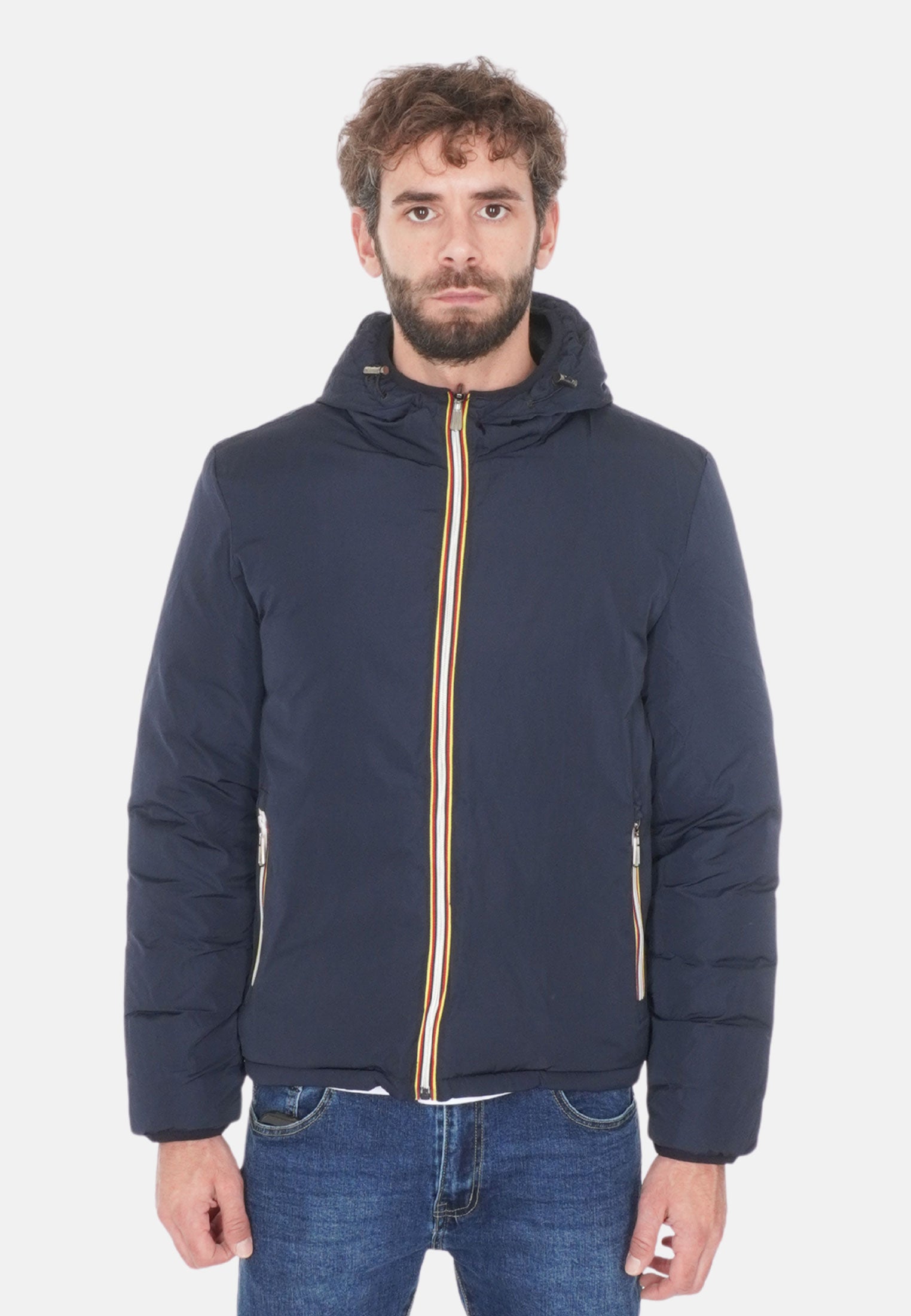 Giubbotto Uomo Invernale con Cappuccio Staccabile Piumino Lucido Bomber Vernice Giubbotto Uomo Invernale con Cappuccio Staccabile Piumino Lucido Bomber Vernice
