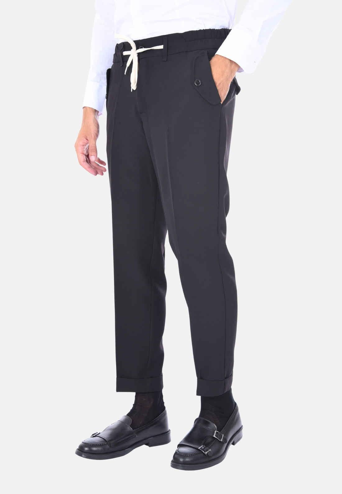 Pantalaccio capri con risvoltino