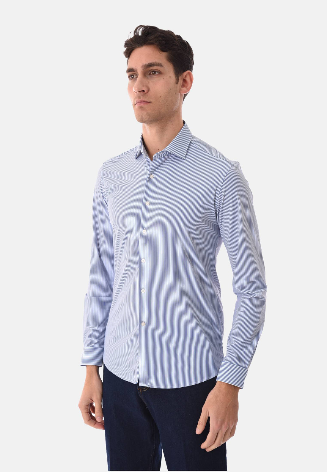 Camicia a righe No Stiro