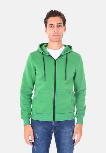 Felpa con cappuccio e zip