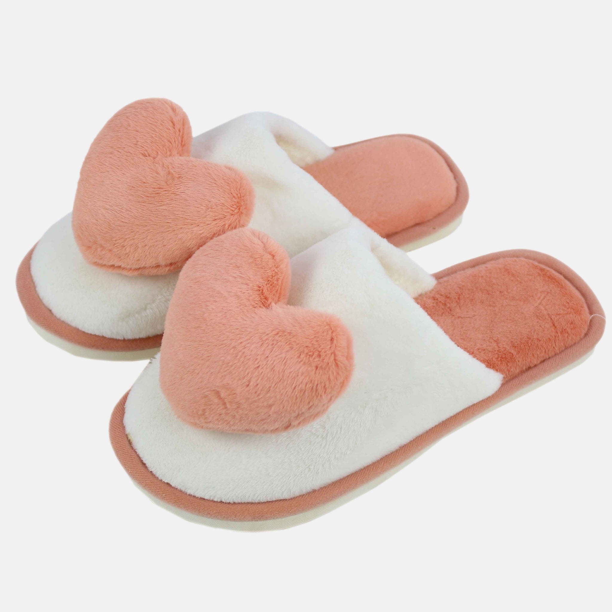 Chaussons avec coeur
