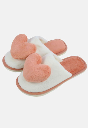 Chaussons avec coeur