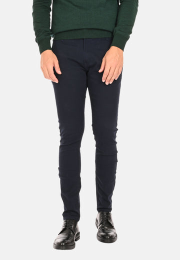Pantalone slim fit con tasca america