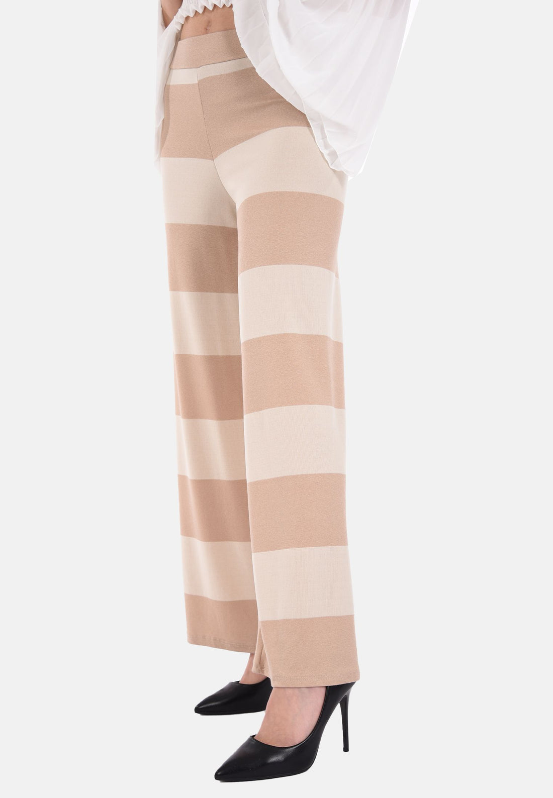 Pantalon palazzo à rayures